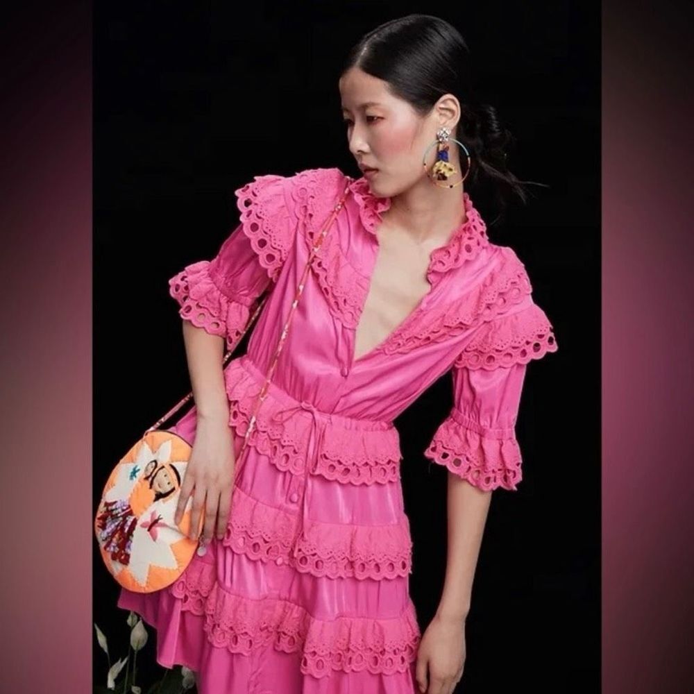 CeliaB Pink Ruffled Mini Dress - Picture 6 of 6